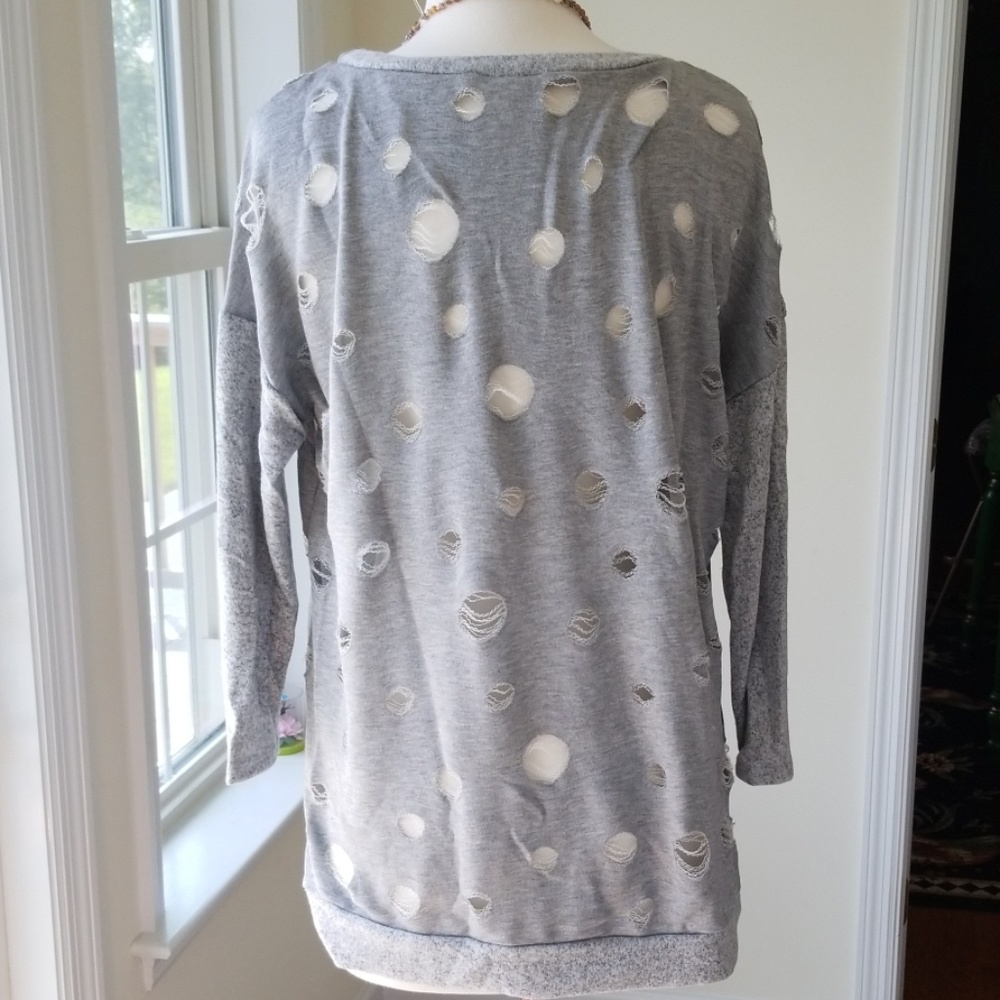 1️⃣day Sale!MyEsper -Frumos Heather Gray Distressd - Picture 5 of 6
